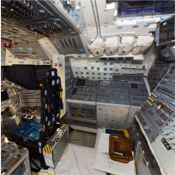 Shuttle Endeavor's cockpit