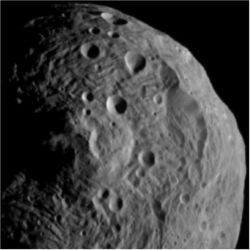 Vesta from orbit