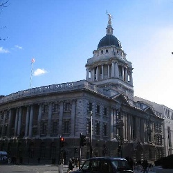 Old Bailey Courthouse, London.