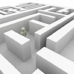 navigating a maze