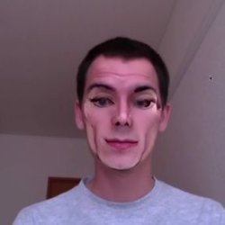 Face swapping in real-time video