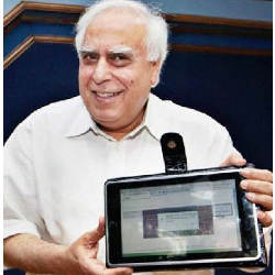 Minister Kapil Sibal