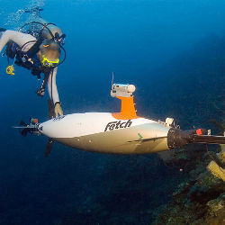 Mark Patterson and the Fetch AUV