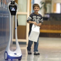 VGo robot in school