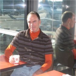 Jim Mimlitz at Frankfort Airport