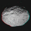 Dawn Soars Over Asteroid Vesta in 3D