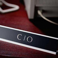 CIO name plate