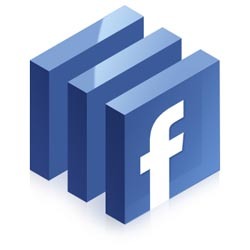 Facebook logo stack