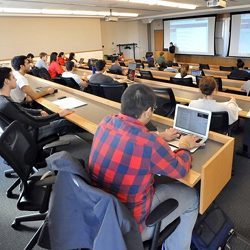 George Washington University lecture hall