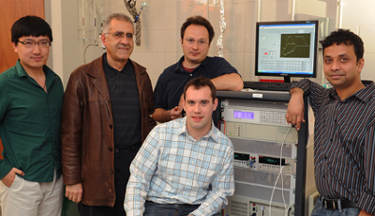 researchers Bin Wang, Sokrates Pantelides, Kirill Bolotin, Yevgeniy Puzyev, and A.K.M. Newaz