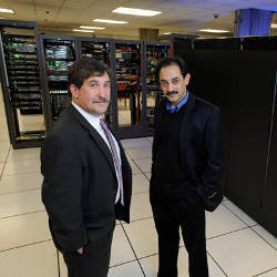 Rutgers Vice President Michael Pazzani and Professor Manish Parashar