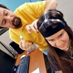 Measuring brain waves