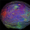 Dawn Mission Video Shows Vesta's Coat of Many Colors