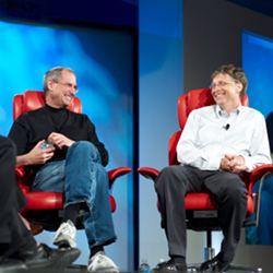 Steve Jobs and Bill Gates