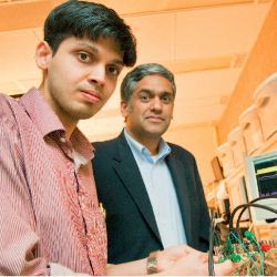 Saurav Bandyopadhyay and Professor Anantha Chandrakasan of MIT