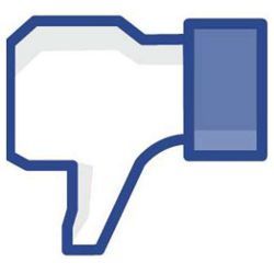 Facebook thumbs down