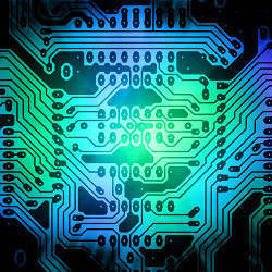 circuit board, illustration