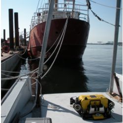 MIT AUV and the Nantucket Lightship in Boston Harbor