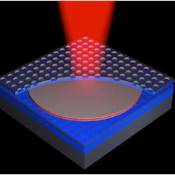 on-chip laser design, illustration