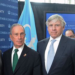 Michael Bloomberg and Lee Bollinger