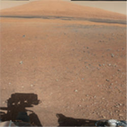 Curiosity landing site panorama