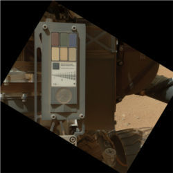 Curiosity calibration target