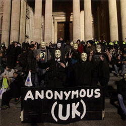 Anonymous at St. Paul's Cathedral