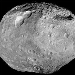 Giant asteroid Vesta