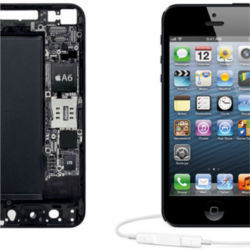 iPhone 5, with A6 chip
