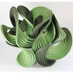 Green Balance' sculpture by Erik and Martin Demaine