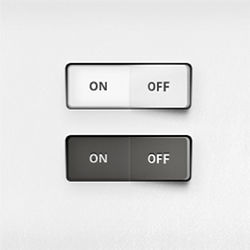 On-off UI switch
