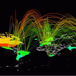 complex network, illustration