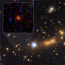 Most distant galaxy