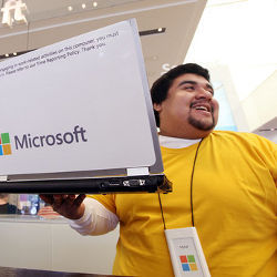 Microsoft store employee