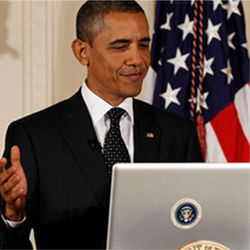 Obama and computer