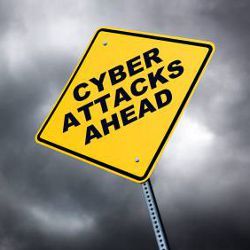 road sign: Cyber Attacks Ahead