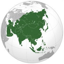 map of Asia