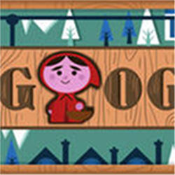 Google doodle Little Red Riding Hood