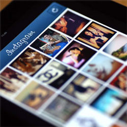 Instagram on an iPad