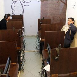 Internet cafe in Tehran