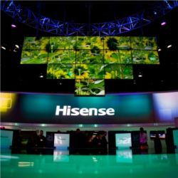 Hisense booth CES