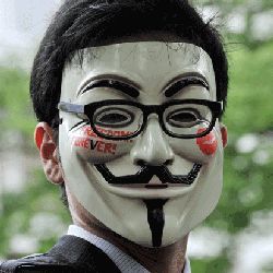 Anonymous demonstrator