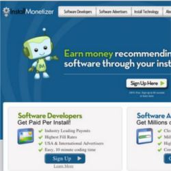 Screenshot of InstallMonetizer.com