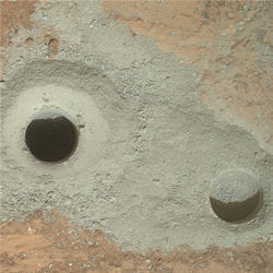 Mars sample drilling