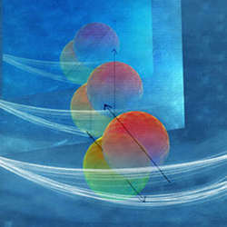 An artist's representation of qubits