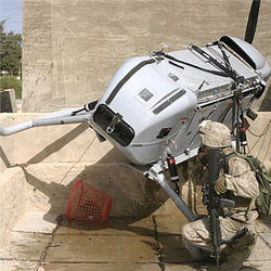 Crashed drone, Iraq