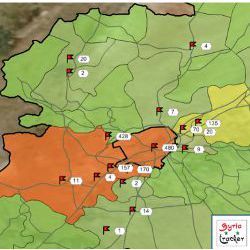 Humanitarian Tracker map