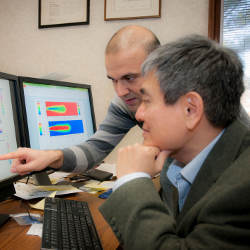 Omid Samimi and Chien-Pin Chen of UAHuntsville