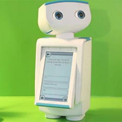 A home health-related robot.