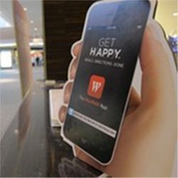 Install an app at mall